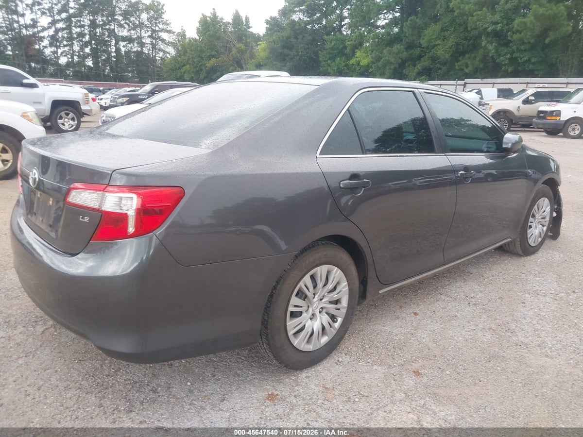 2012 TOYOTA CAMRY LE — снимка 4