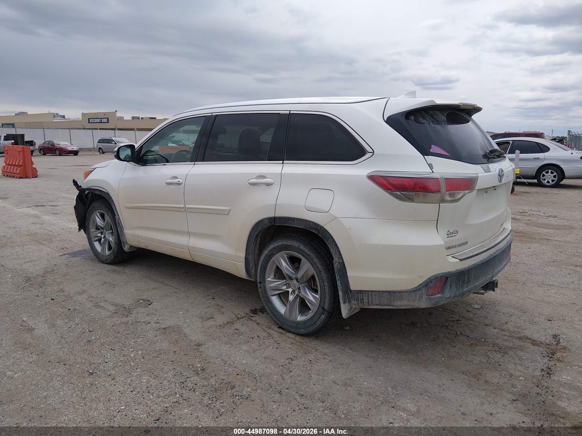 2015 TOYOTA HIGHLANDER LIMITED V6 — снимка 3