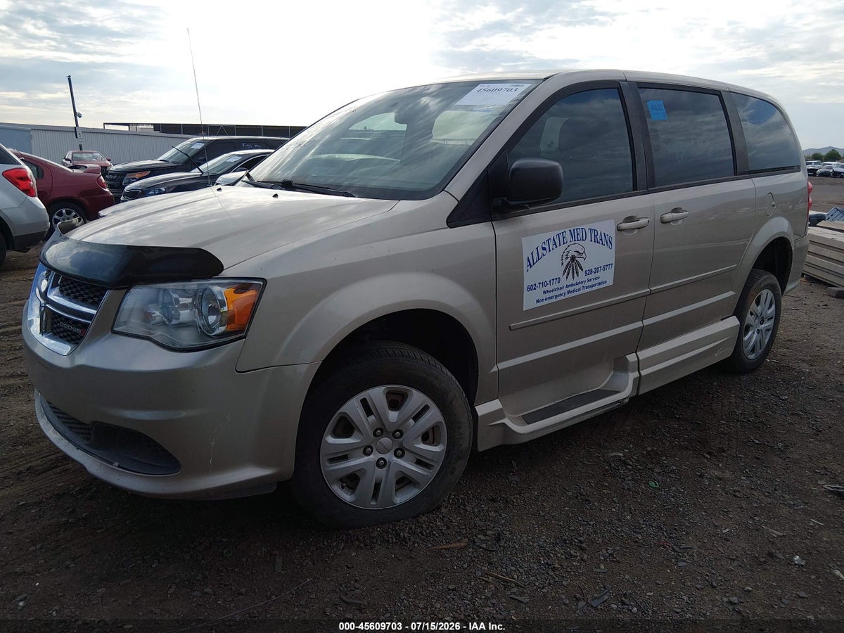 2016 DODGE GRAND CARAVAN SE — снимка 2