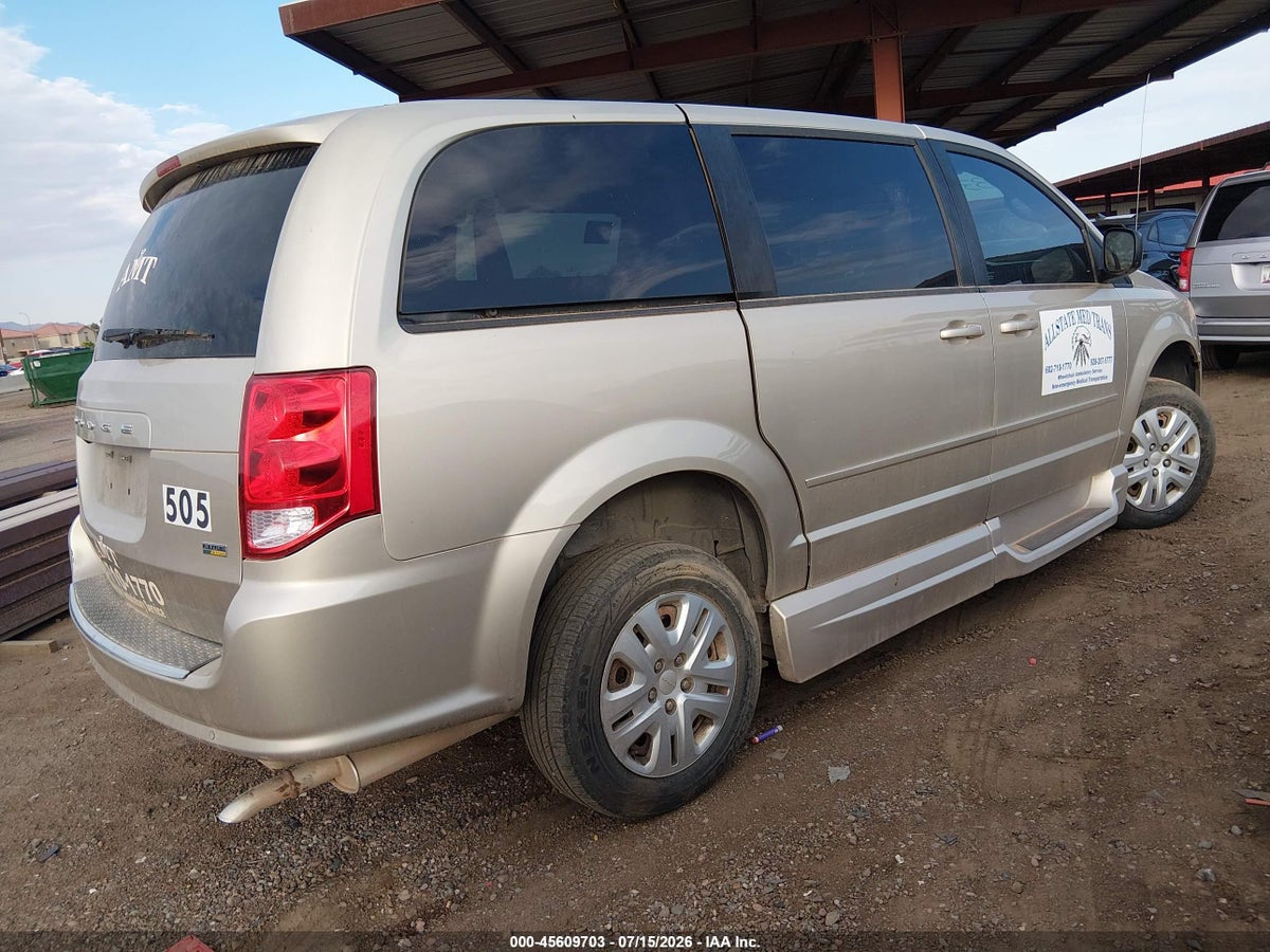 2016 DODGE GRAND CARAVAN SE — снимка 4