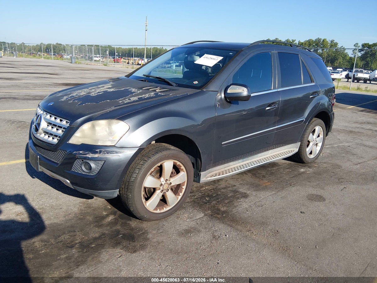 2010 MERCEDES-BENZ ML 350 4MATIC — снимка 2