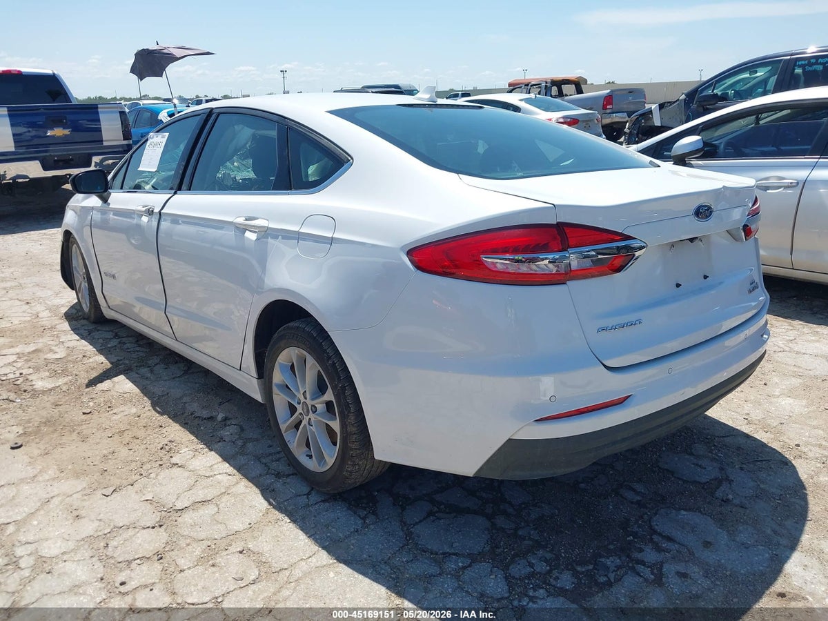 2019 FORD FUSION HYBRID SE — снимка 3