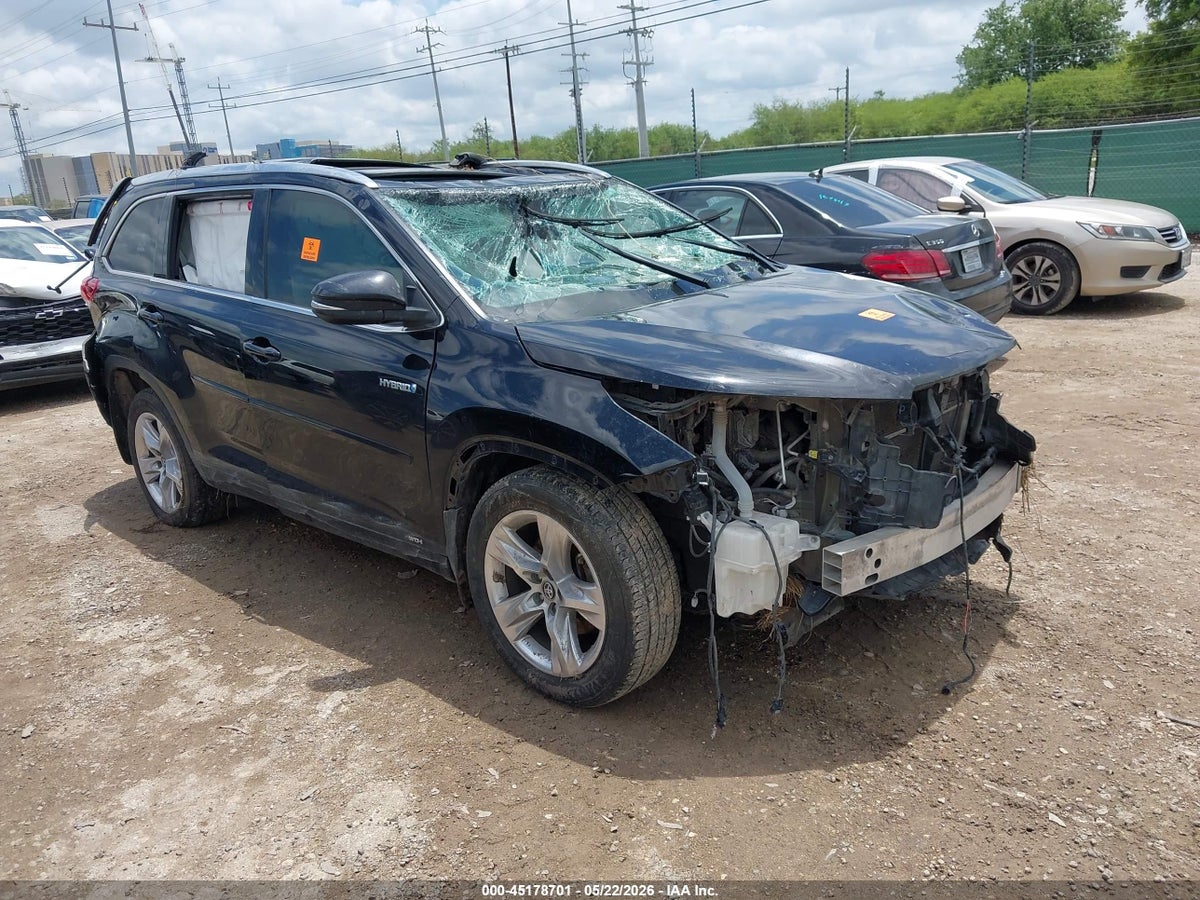 2018 TOYOTA HIGHLANDER HYBRID LIMITED