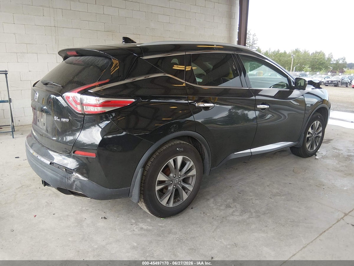 2018 NISSAN MURANO PLATINUM/S/SL/SV — снимка 4