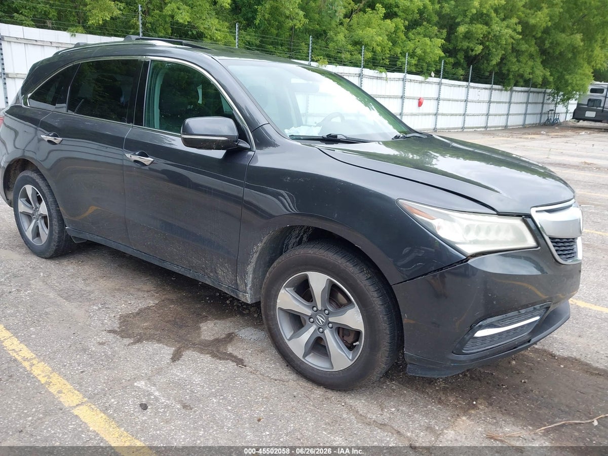 2016 ACURA MDX ACURAWATCH PLUS PACKAGE