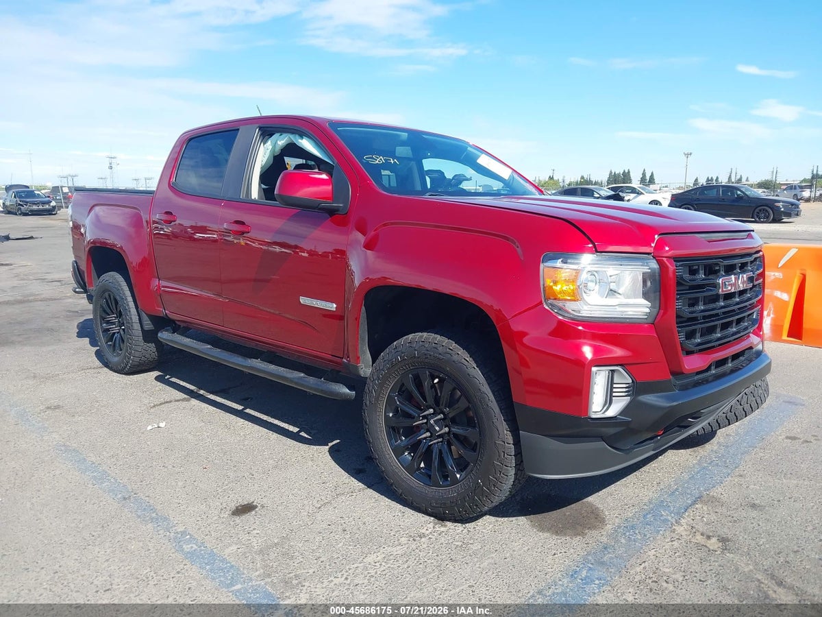 2021 GMC CANYON 2WD SHORT BOX ELEVATION