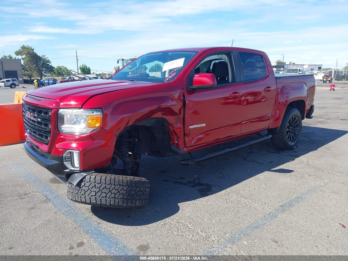 2021 GMC CANYON 2WD SHORT BOX ELEVATION — снимка 2