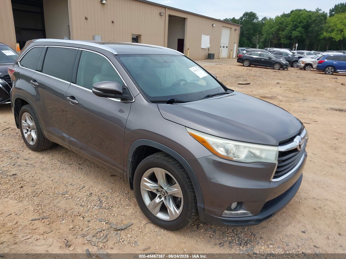 2016 TOYOTA HIGHLANDER LIMITED V6