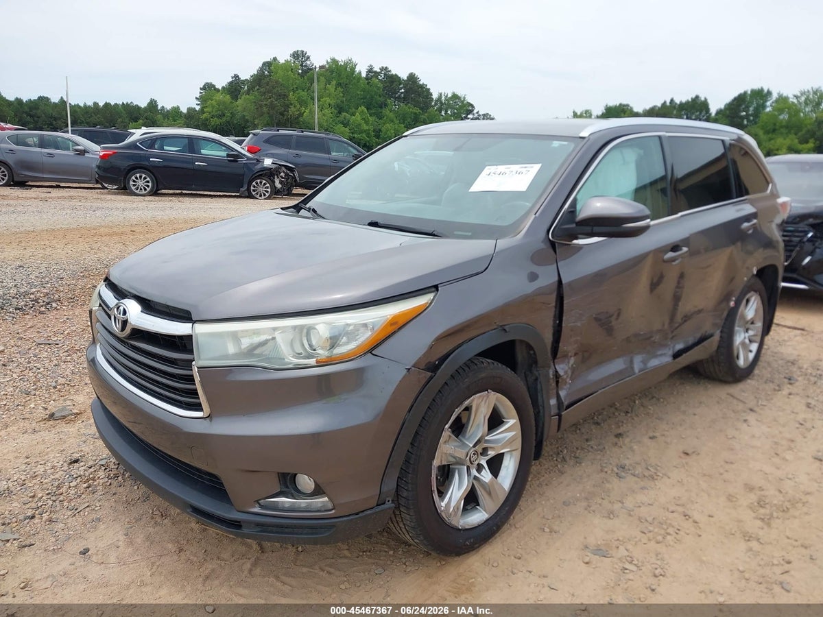 2016 TOYOTA HIGHLANDER LIMITED V6 — снимка 2