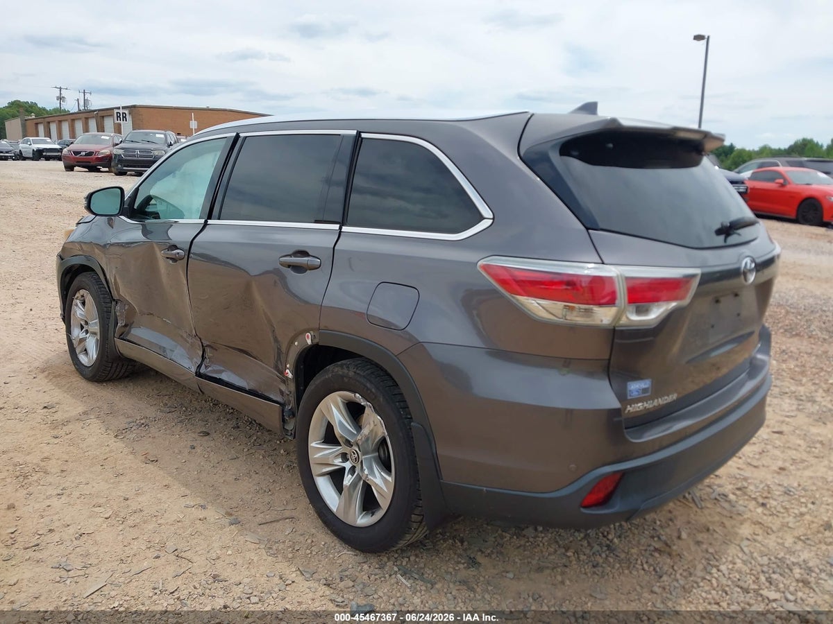 2016 TOYOTA HIGHLANDER LIMITED V6 — снимка 3
