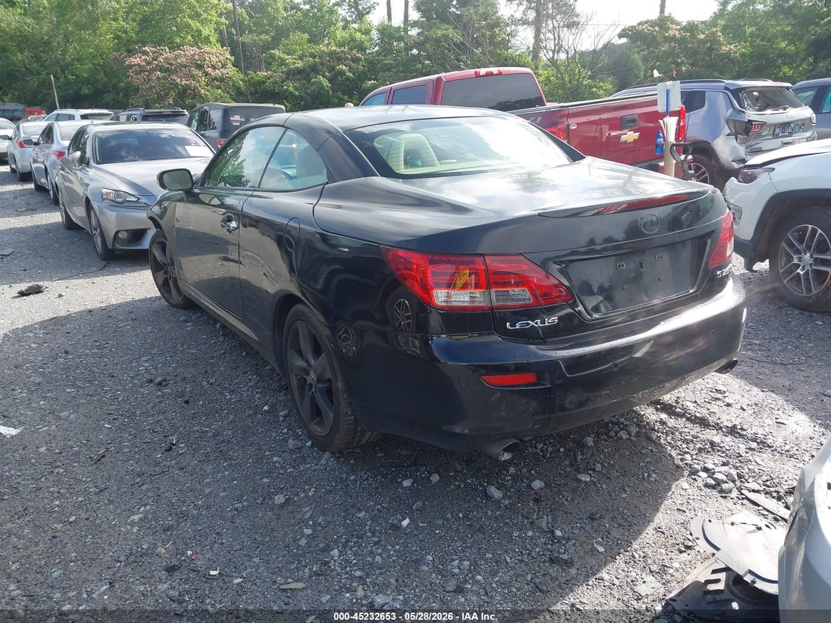 2010 LEXUS IS 250C — снимка 3