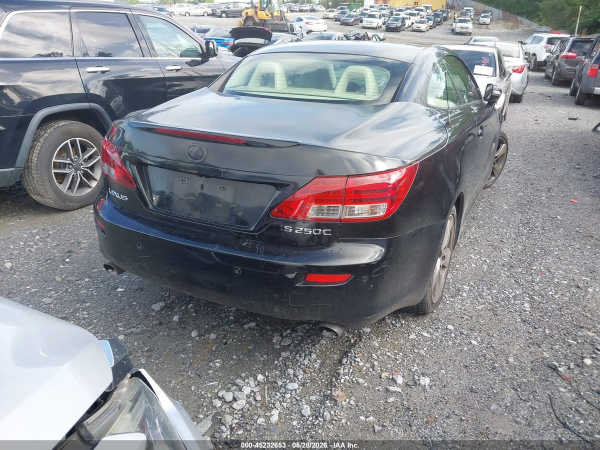 2010 LEXUS IS 250C — снимка 4