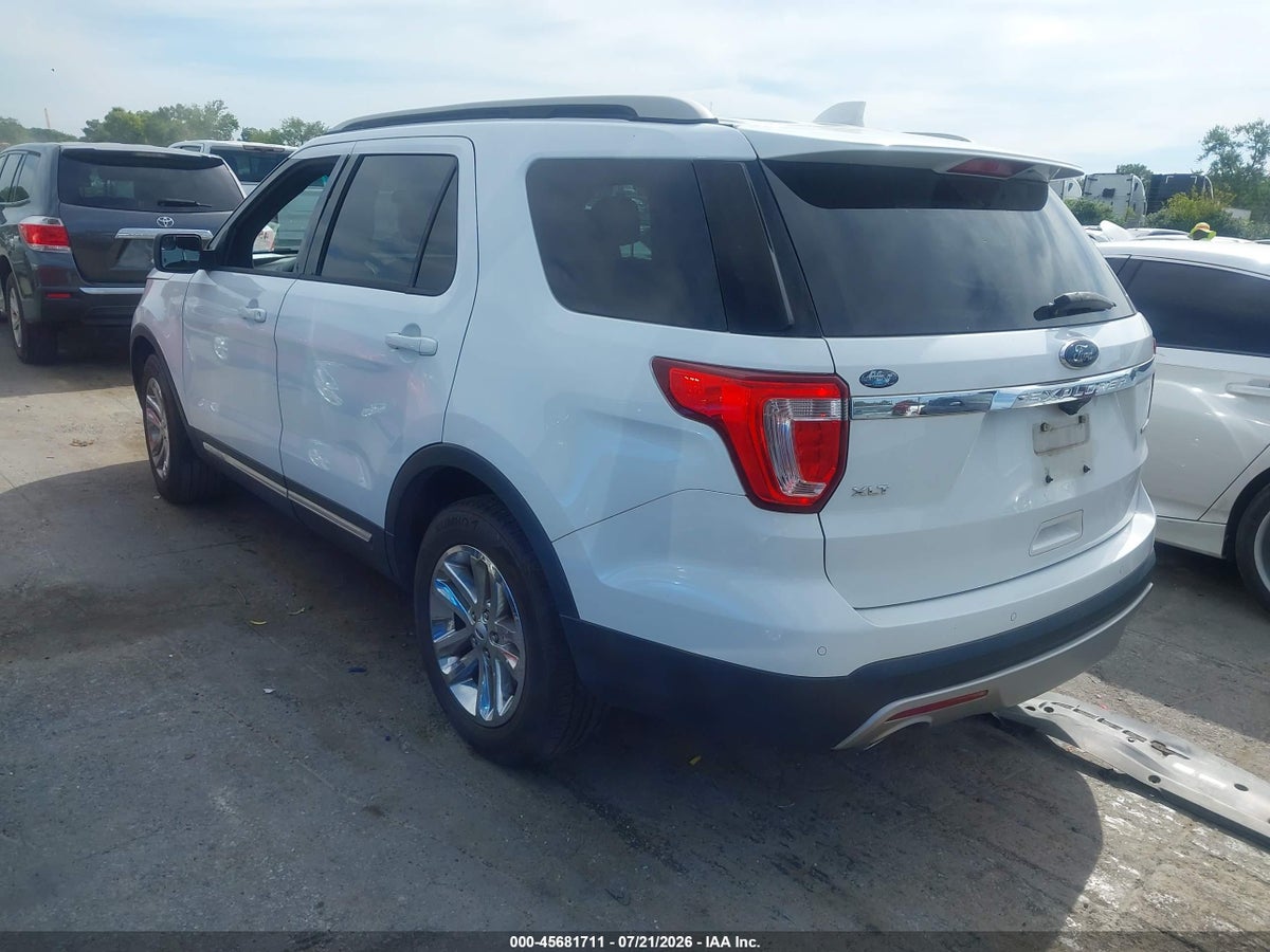 2016 FORD EXPLORER XLT — снимка 3