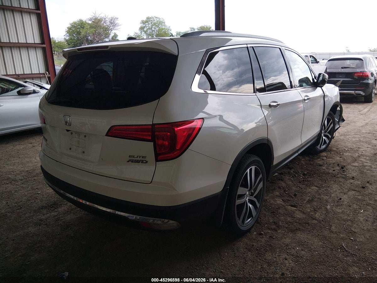2018 HONDA PILOT ELITE — снимка 4