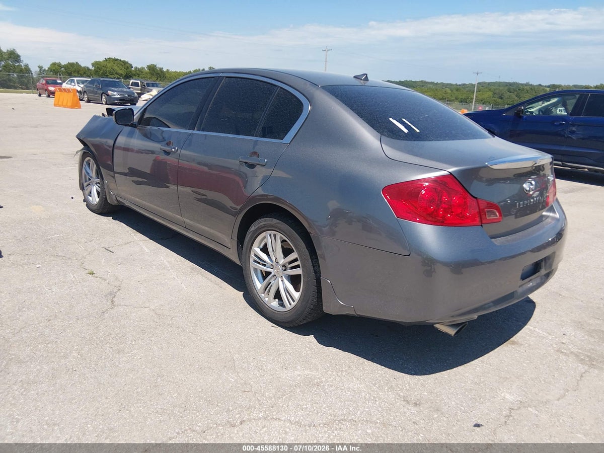 2012 INFINITI G25X — снимка 3