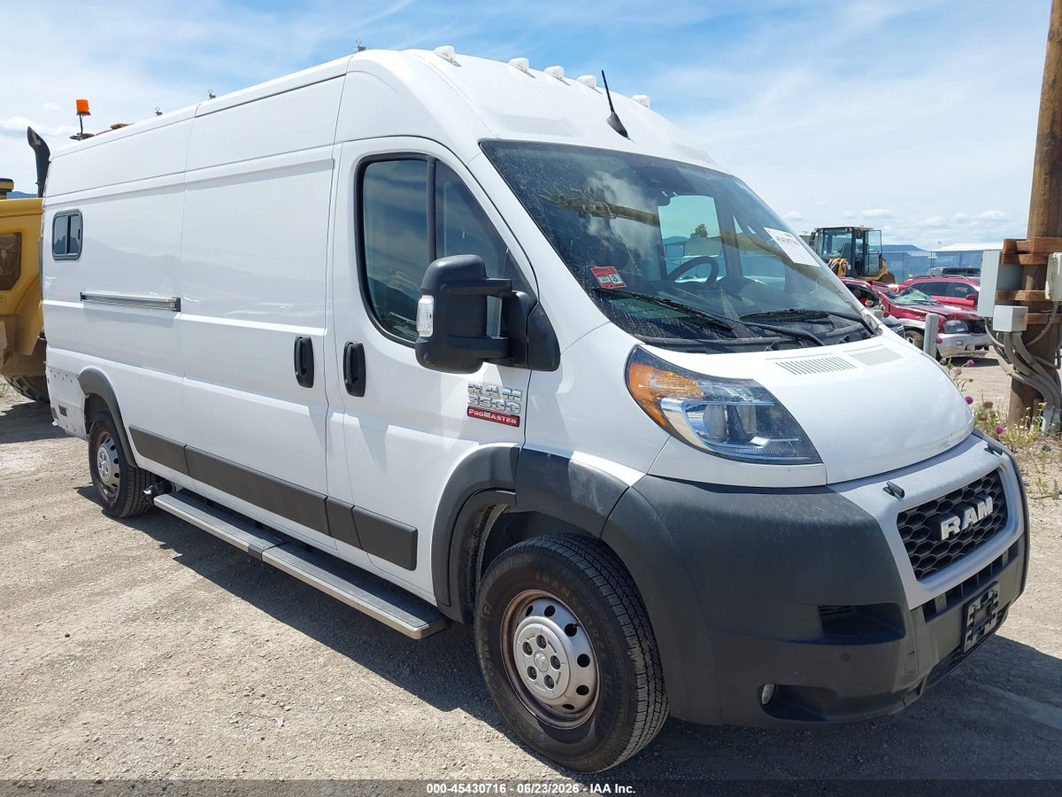 2022 RAM PROMASTER 3500 CARGO VAN HIGH ROOF 159 WB EXT