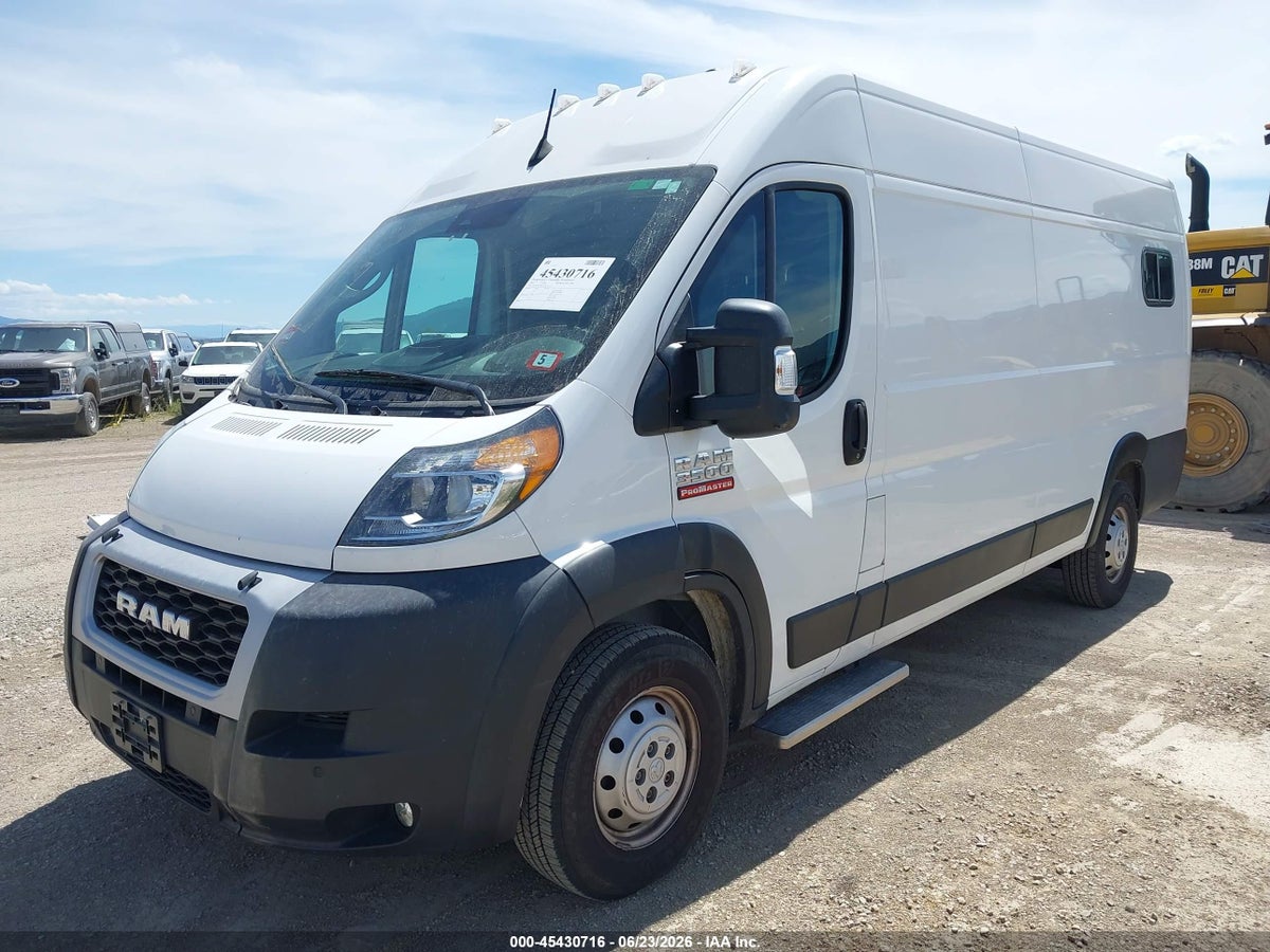 2022 RAM PROMASTER 3500 CARGO VAN HIGH ROOF 159 WB EXT — снимка 2