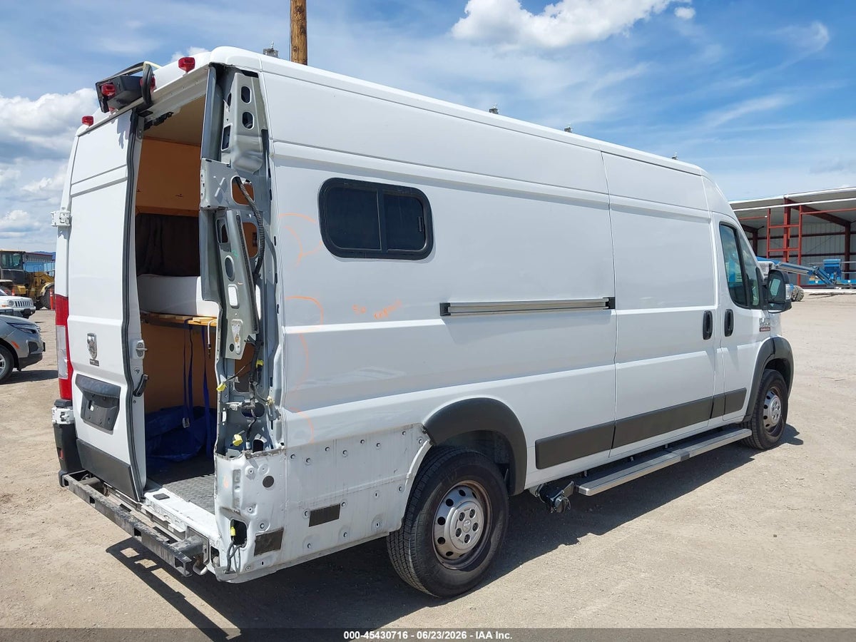2022 RAM PROMASTER 3500 CARGO VAN HIGH ROOF 159 WB EXT — снимка 4
