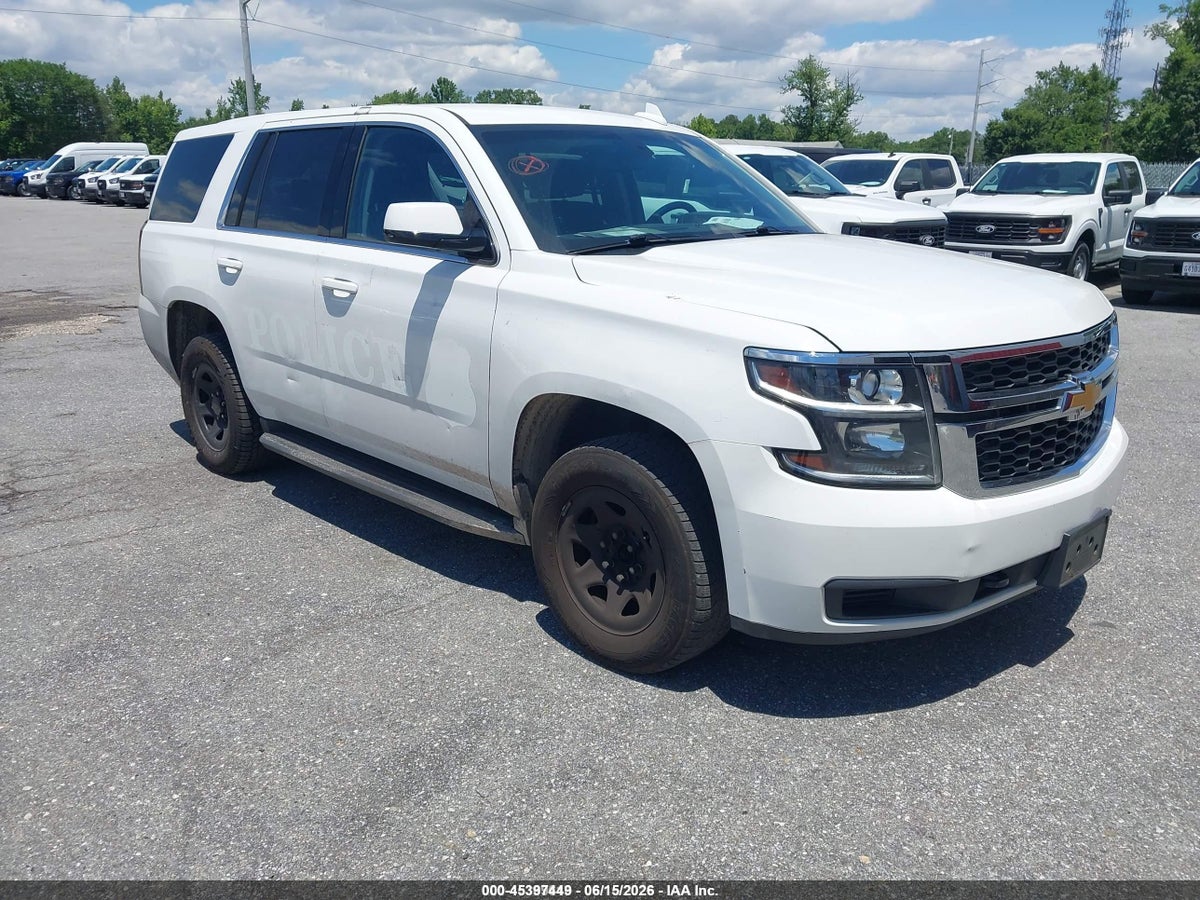 2017 CHEVROLET TAHOE COMMERCIAL FLEET