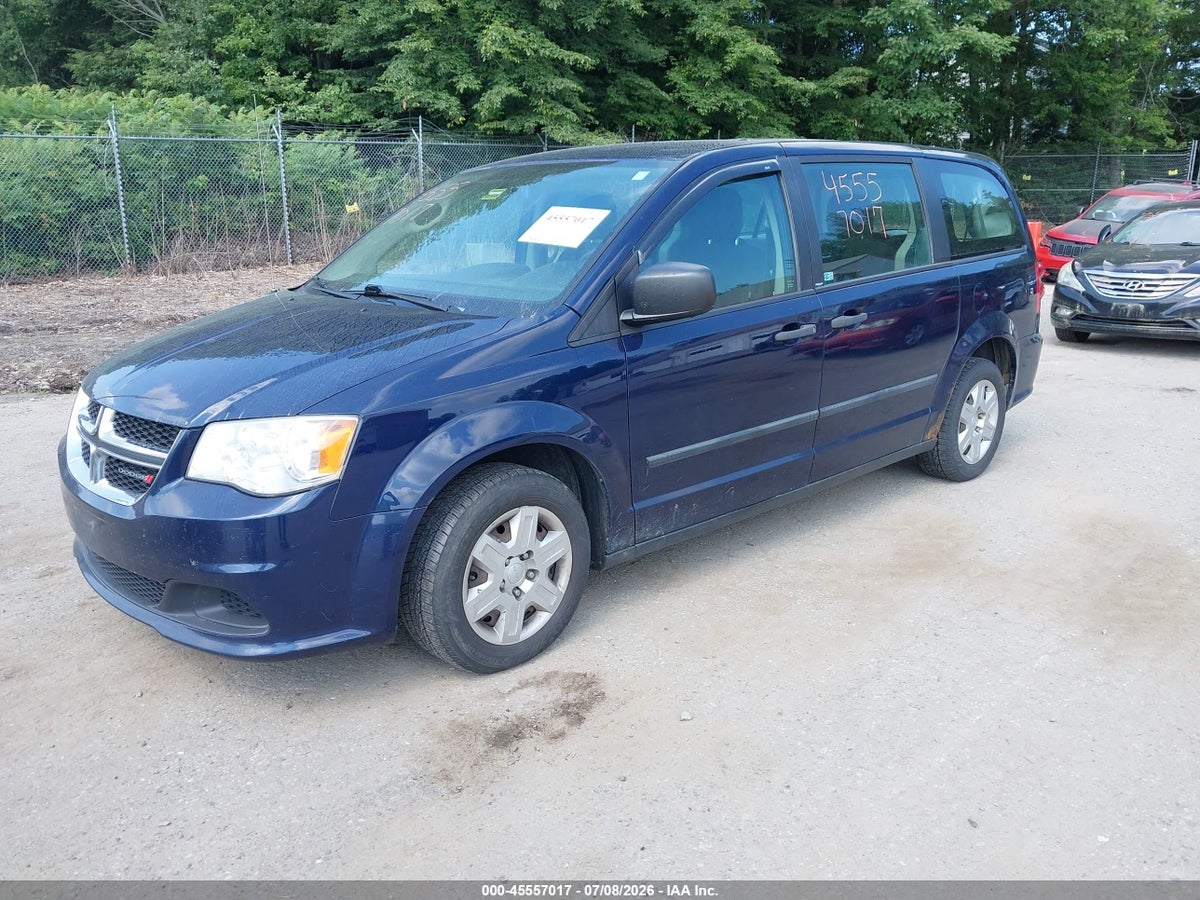 2013 DODGE GRAND CARAVAN AMERICAN VALUE PKG — снимка 2