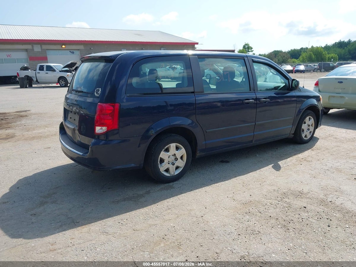 2013 DODGE GRAND CARAVAN AMERICAN VALUE PKG — снимка 4