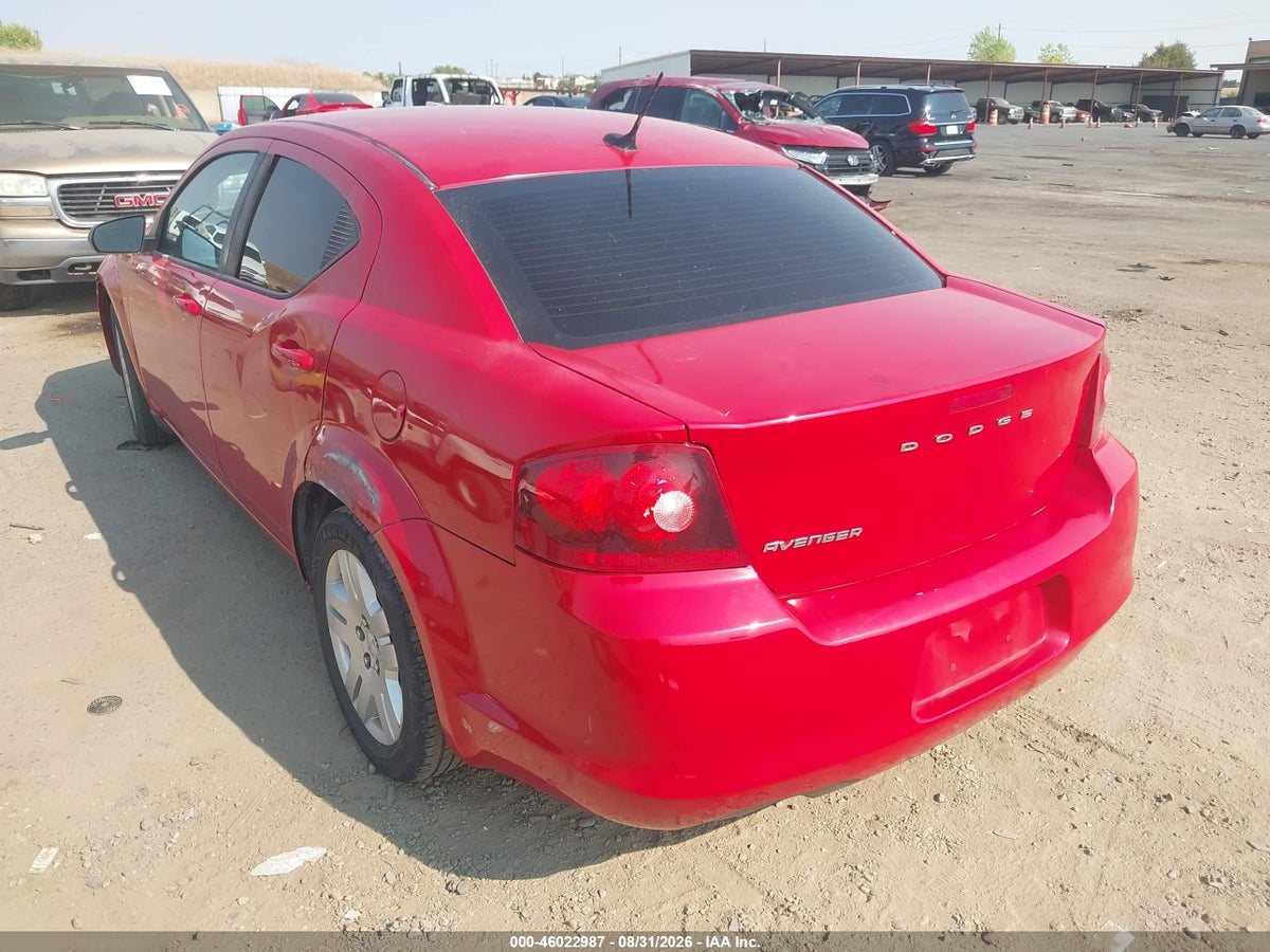 2014 DODGE AVENGER SE — снимка 3