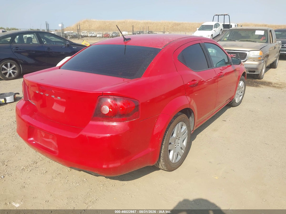 2014 DODGE AVENGER SE — снимка 4