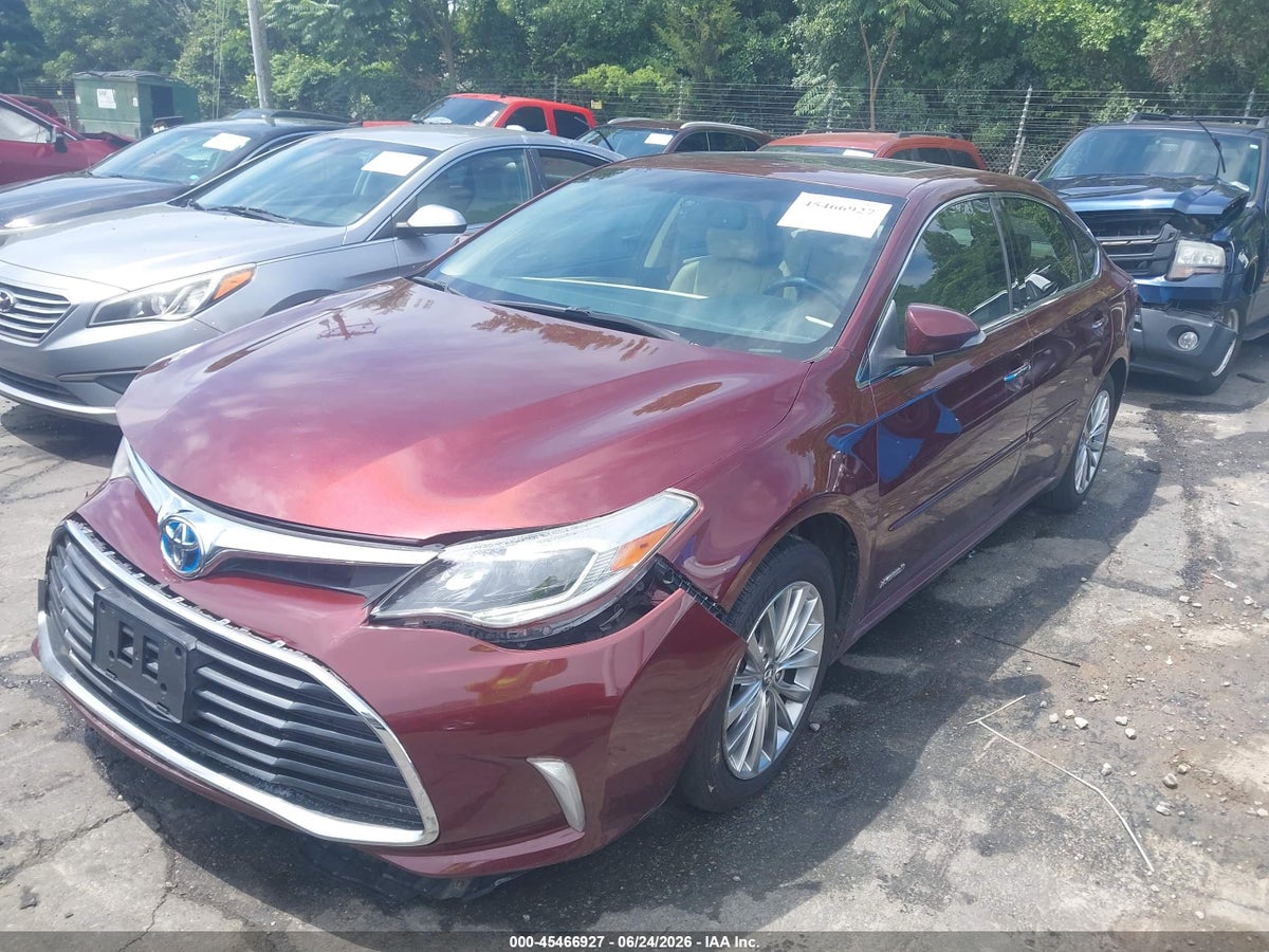 2016 TOYOTA AVALON HYBRID LIMITED — снимка 2