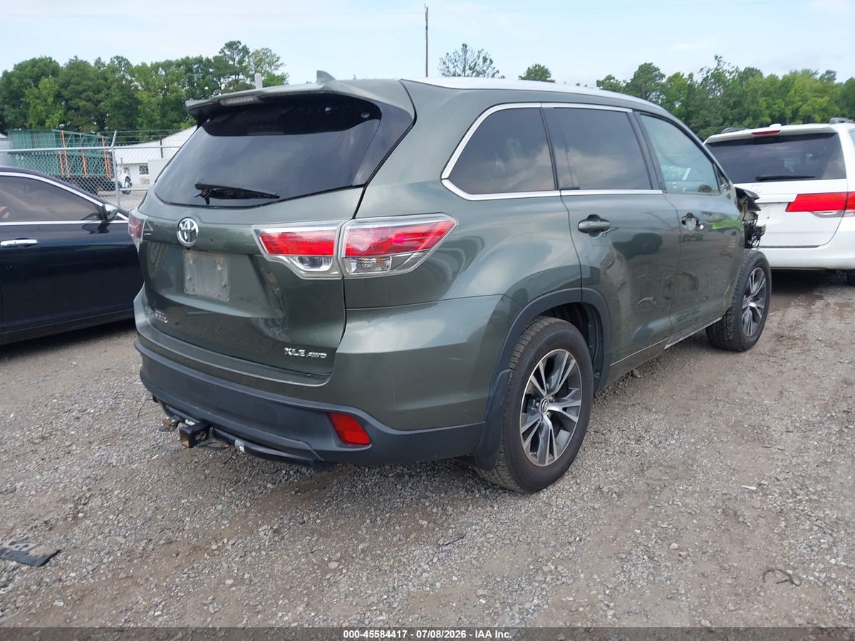2016 TOYOTA HIGHLANDER XLE V6 — снимка 4