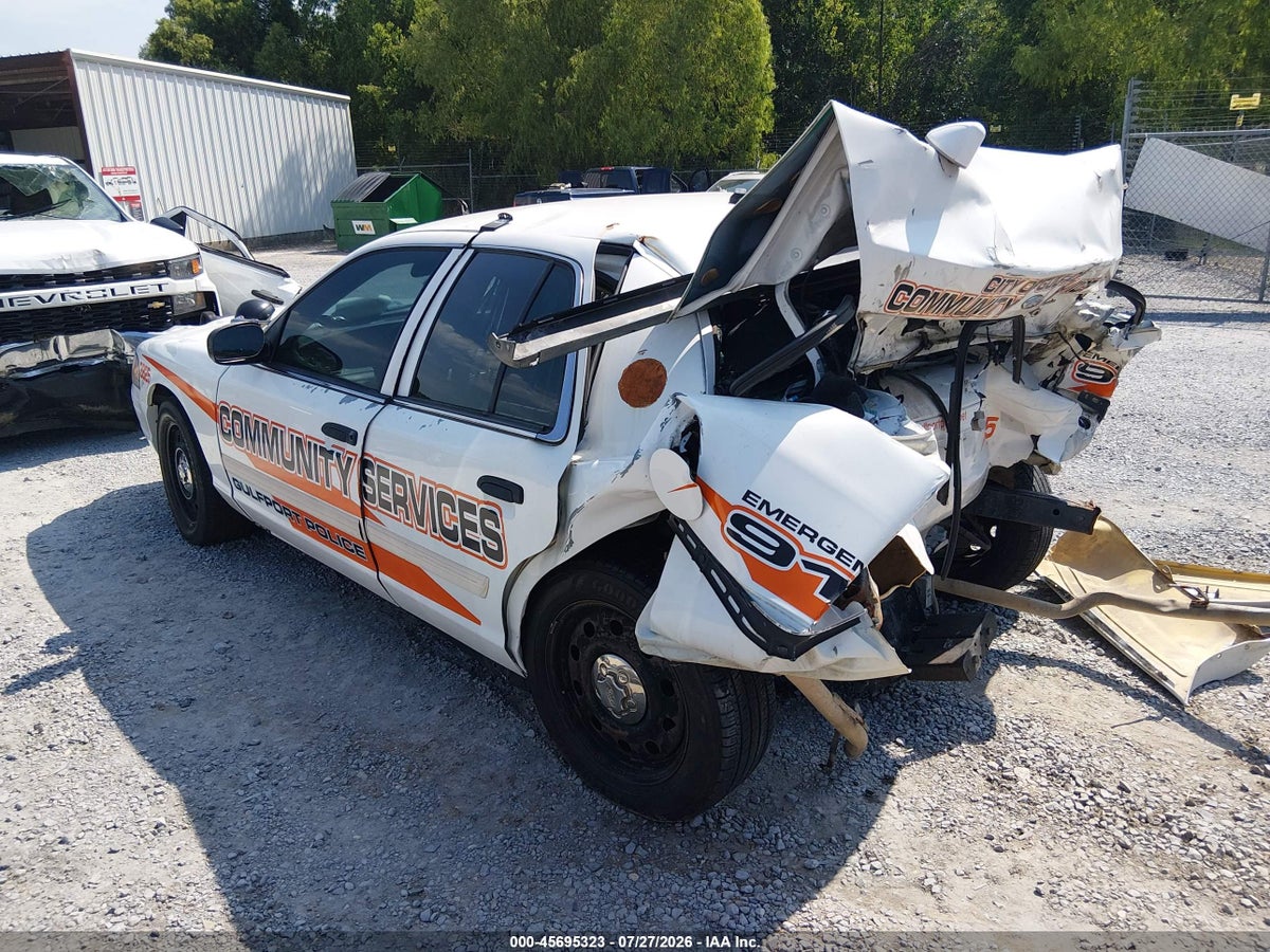 2011 FORD CROWN VICTORIA POLICE INTERCEPTOR