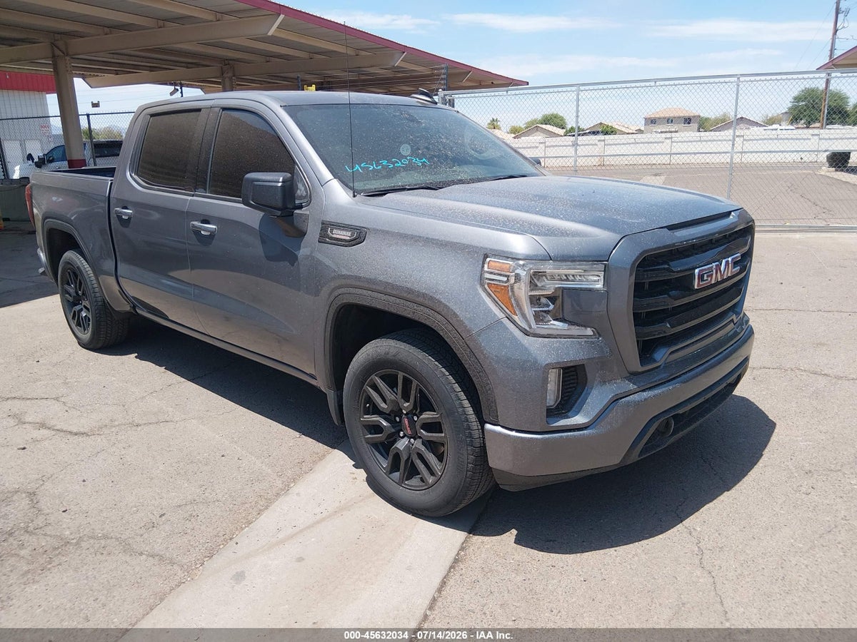 2021 GMC SIERRA 1500 4WD SHORT BOX ELEVATION