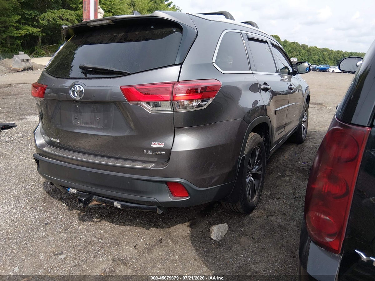 2018 TOYOTA HIGHLANDER LE PLUS — снимка 4