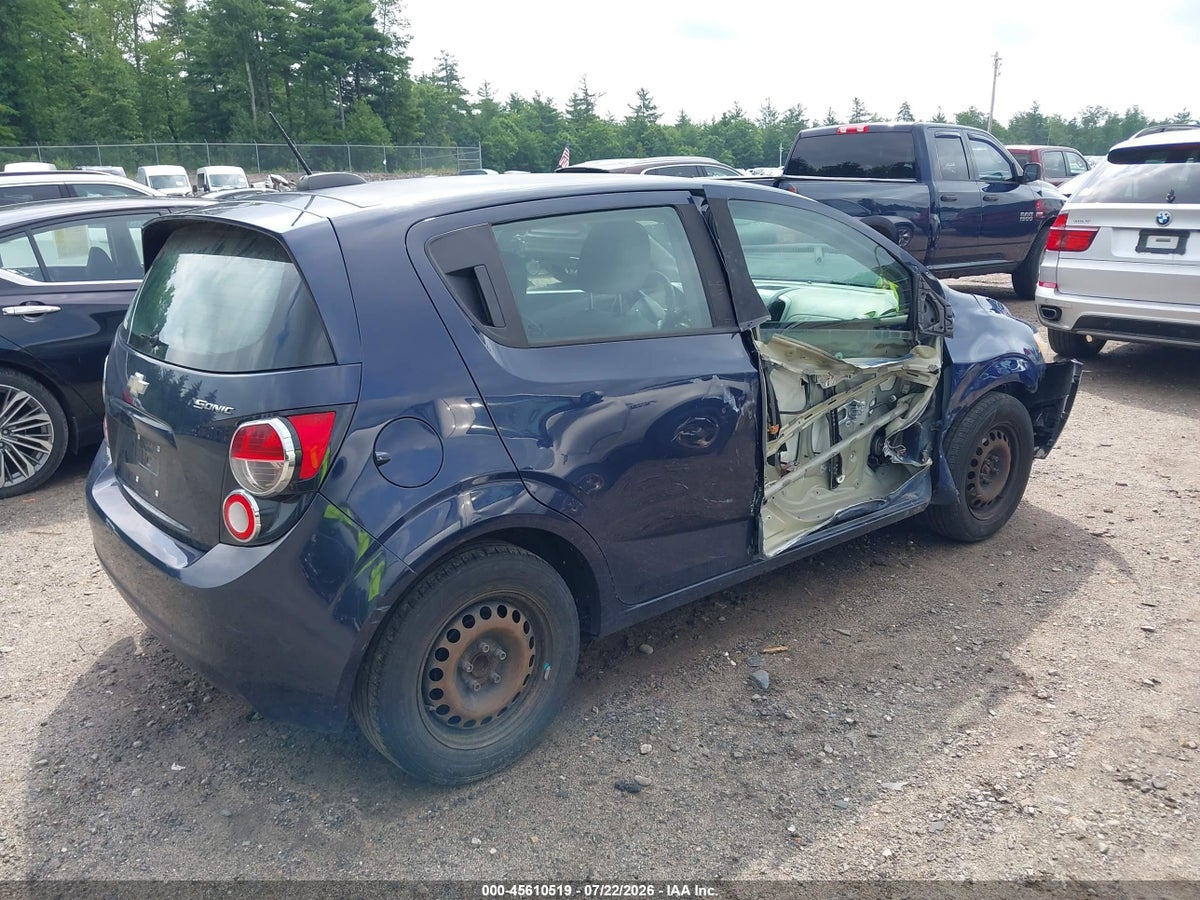 2016 CHEVROLET SONIC LS AUTO — снимка 4