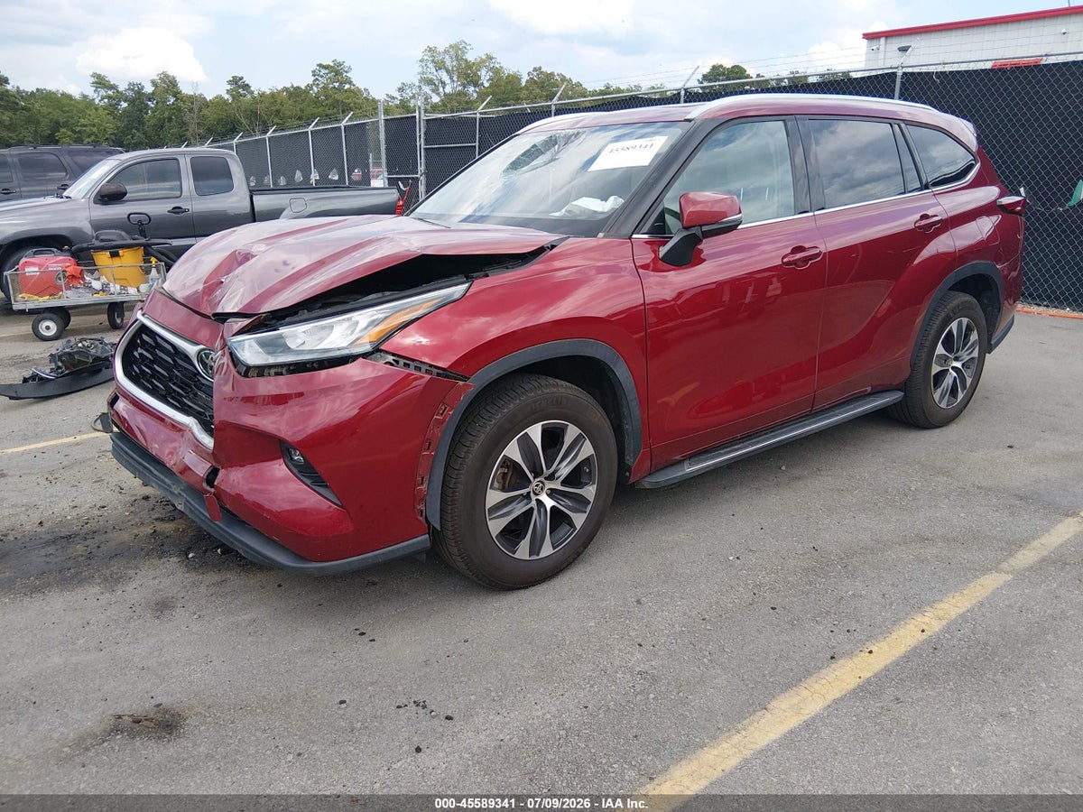 2020 TOYOTA HIGHLANDER XLE — снимка 2