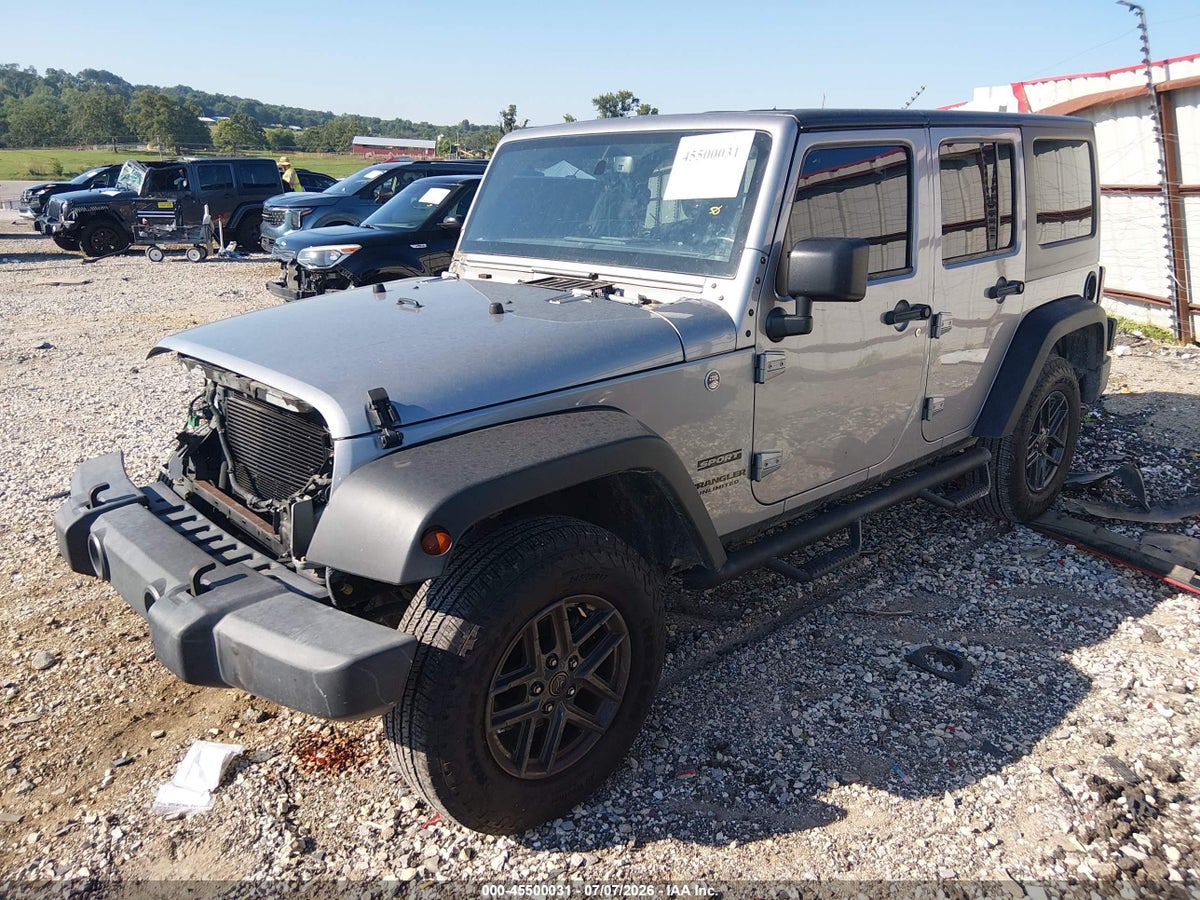 2016 JEEP WRANGLER UNLIMITED SPORT — снимка 2