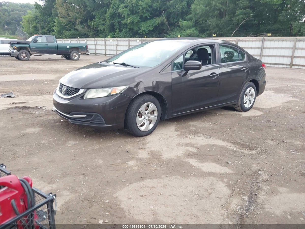 2014 HONDA CIVIC LX — снимка 2
