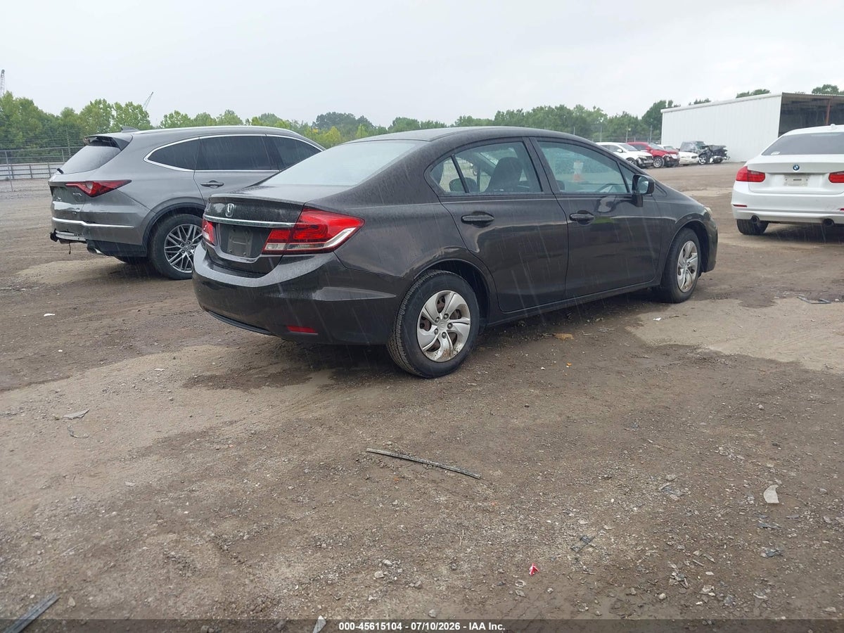 2014 HONDA CIVIC LX — снимка 4