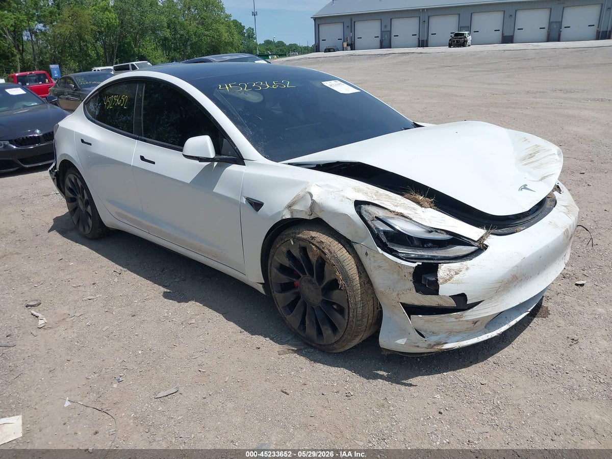 2022 TESLA MODEL 3 PERFORMANCE DUAL MOTOR ALL-WHEEL DRIVE