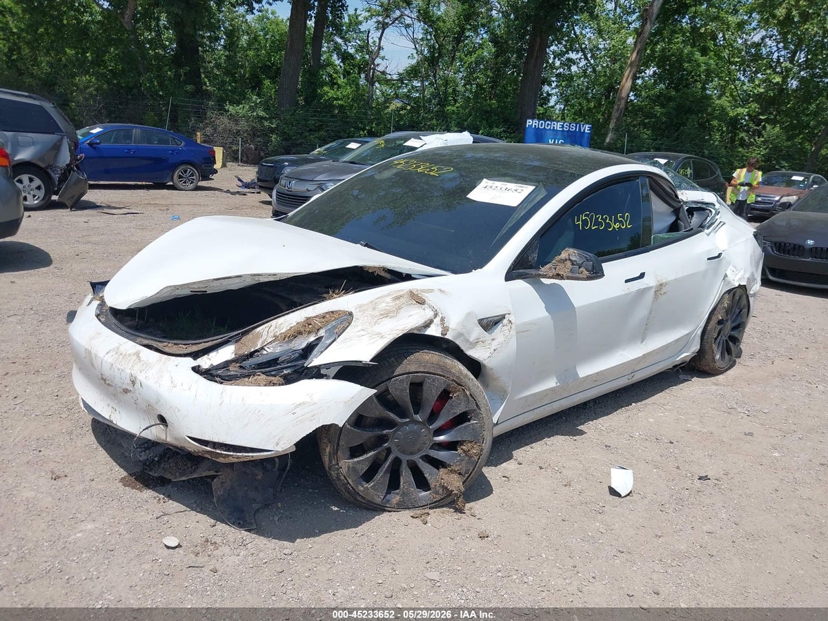 2022 TESLA MODEL 3 PERFORMANCE DUAL MOTOR ALL-WHEEL DRIVE — снимка 2