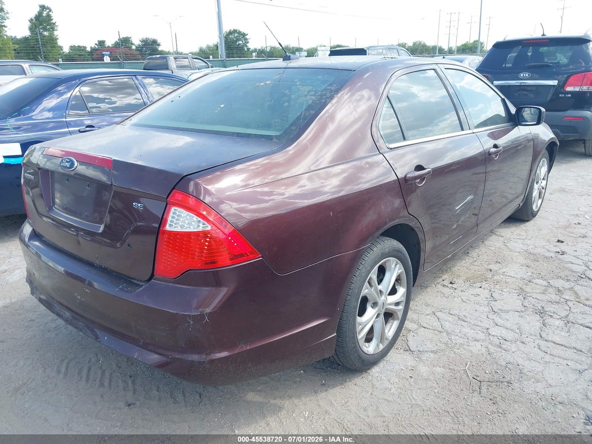 2012 FORD FUSION SE — снимка 4