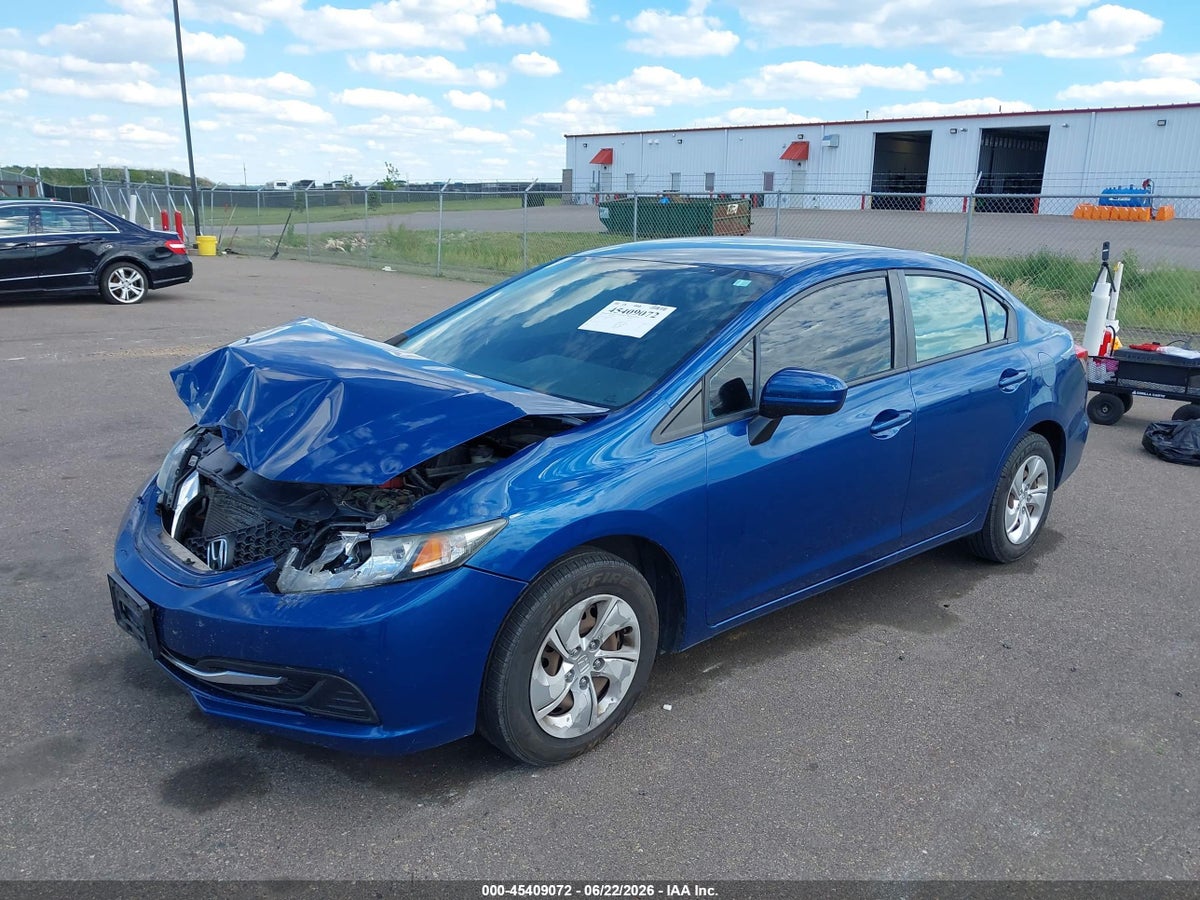 2015 HONDA CIVIC LX — снимка 2