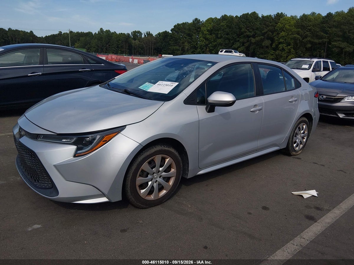 2022 TOYOTA COROLLA LE — снимка 2