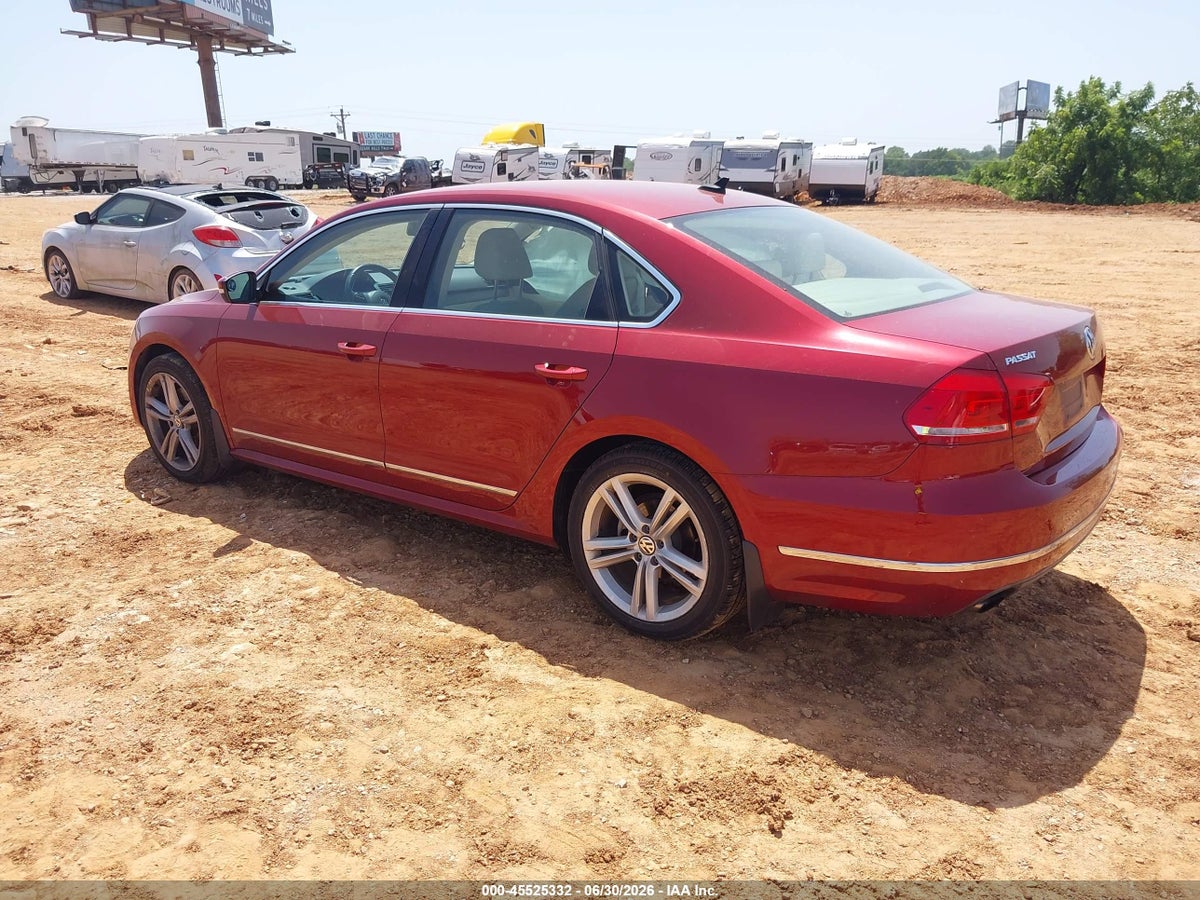 2015 VOLKSWAGEN PASSAT 1.8T SE — снимка 3