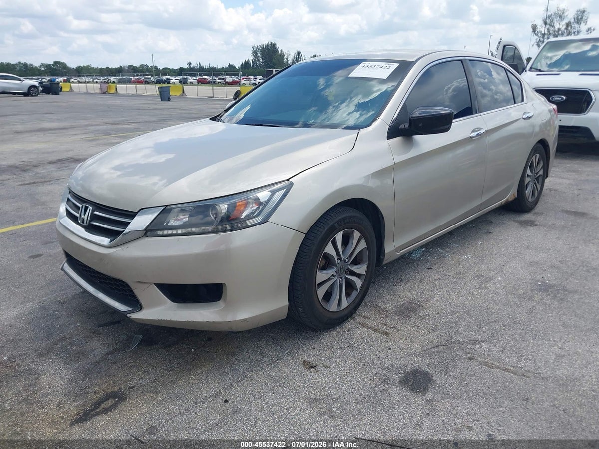 2014 HONDA ACCORD LX — снимка 2