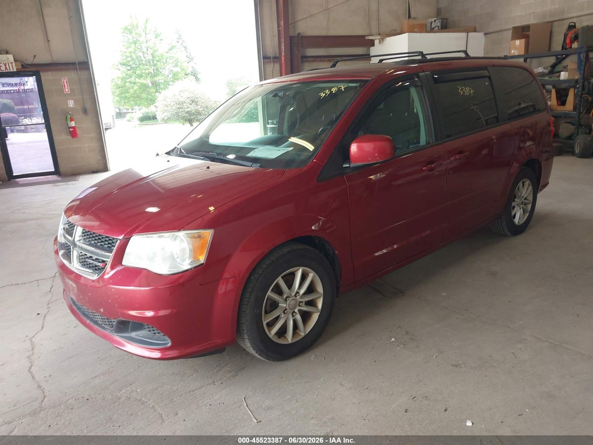 2014 DODGE GRAND CARAVAN SXT — снимка 2