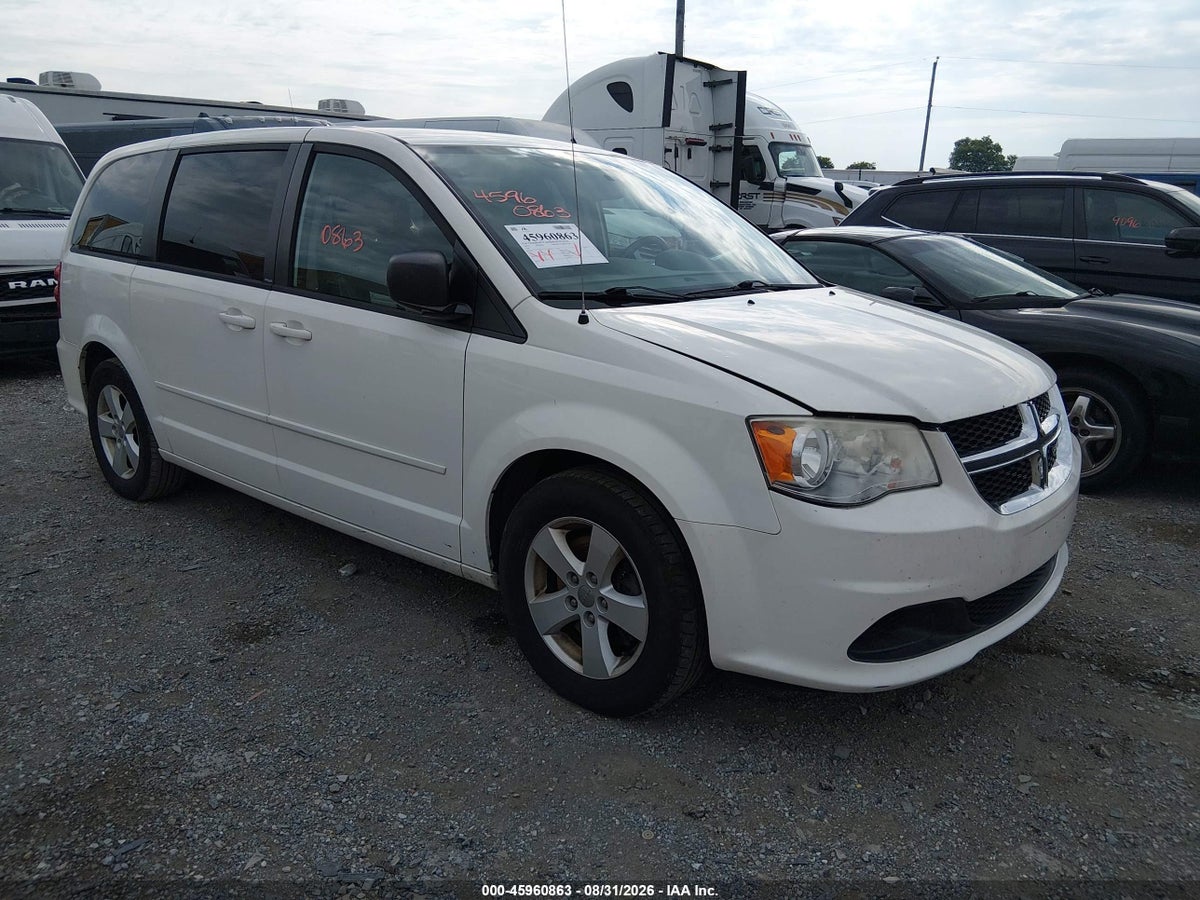 2013 DODGE GRAND CARAVAN SE