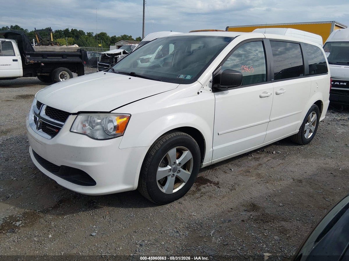 2013 DODGE GRAND CARAVAN SE — снимка 2
