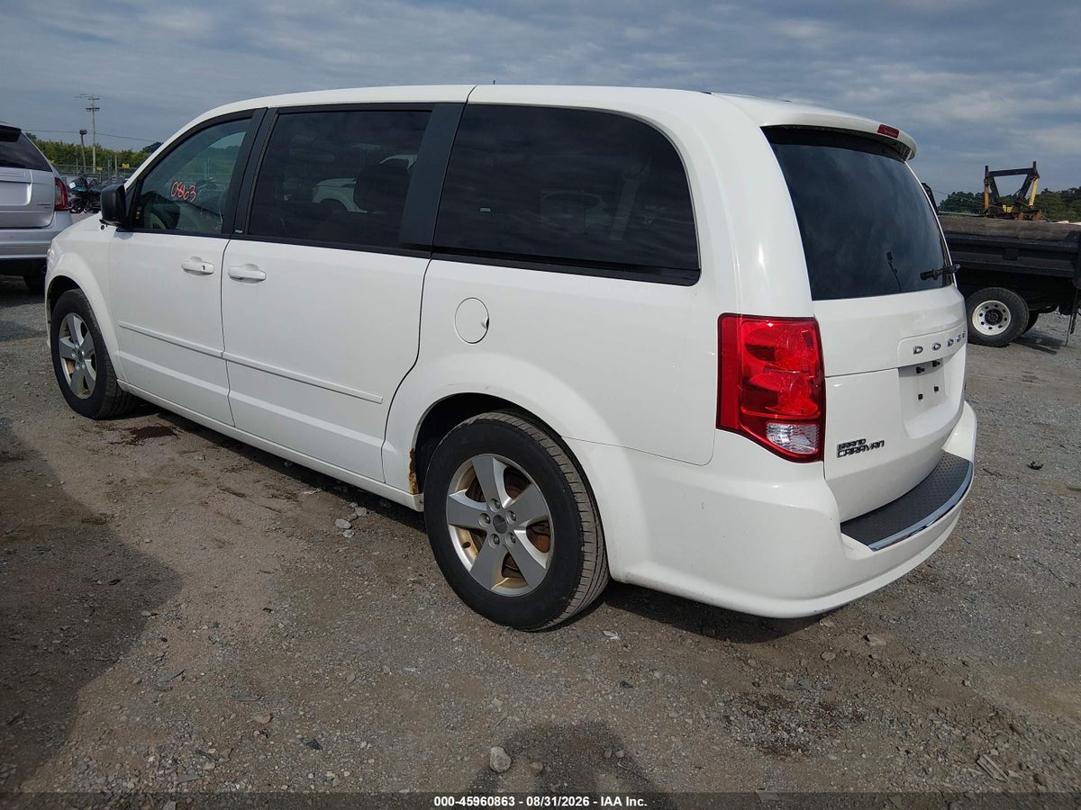 2013 DODGE GRAND CARAVAN SE — снимка 3
