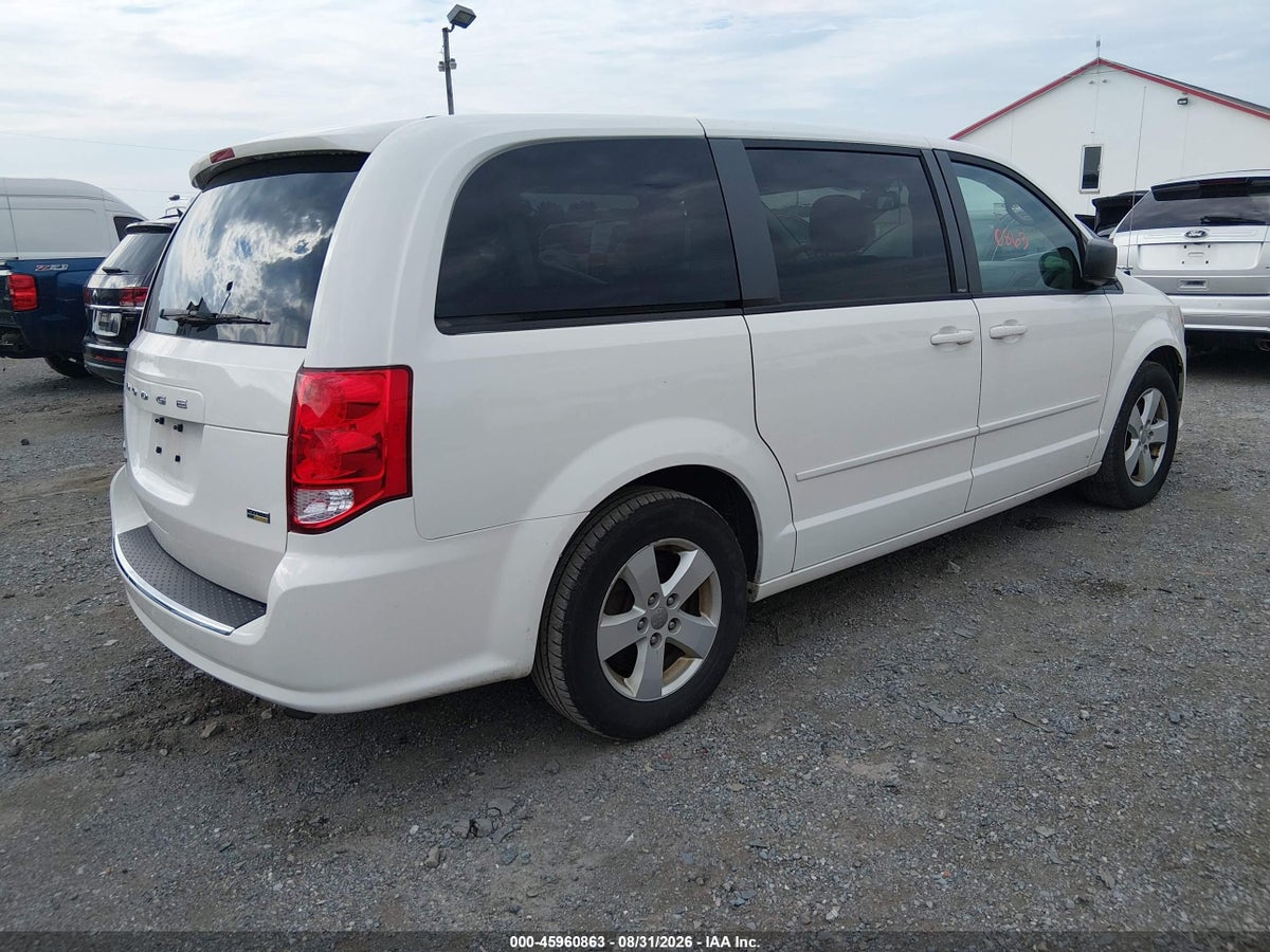 2013 DODGE GRAND CARAVAN SE — снимка 4