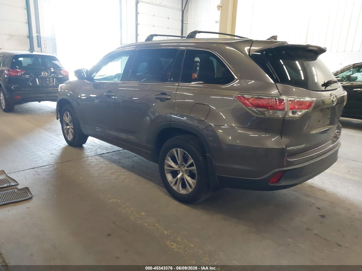 2015 TOYOTA HIGHLANDER XLE V6 — снимка 3
